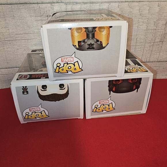 Funko Marvel Antman Lot Of 3 2015 Convention And Smallest Bobblehead Not Mint - Picture 7 of 10
